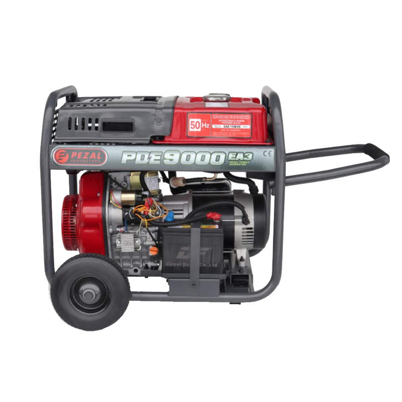 Генератор дизельний PEZAL PDE9000EA3 3х фазний 7,5/8 Квт